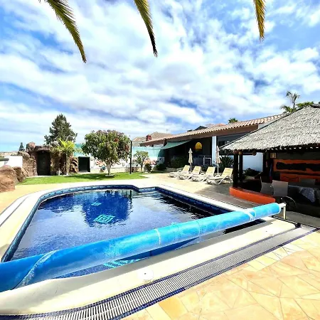 Estupenda Con Wifi, Piscina Privada, Bbq En Tenerife Sur *