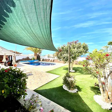 Villa Estupenda Con Wifi, Piscina Privada, Bbq En Tenerife Sur
