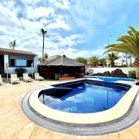 Villa Estupenda Con Wifi, Piscina Privada, Bbq En Tenerife Sur
