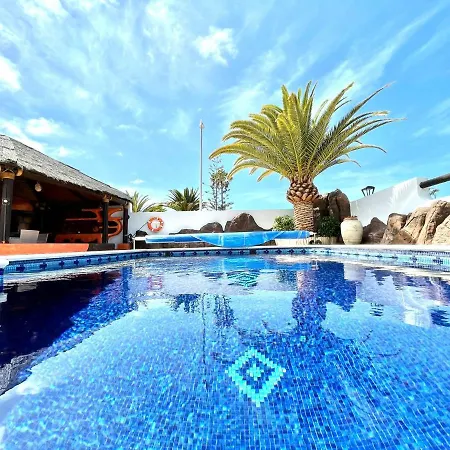 Villa Estupenda Con Wifi, Piscina Privada, Bbq En Tenerife Sur Costa Adeje (Tenerife)